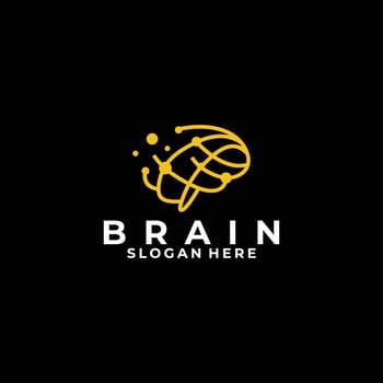 brain idea logo icon vector isolated