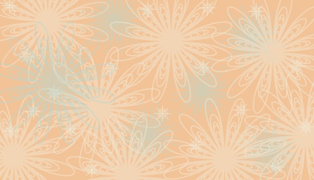 winter background on a light pink background snowflakes patterns blue spots vector