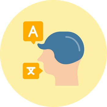 Bilingual Vector Icon