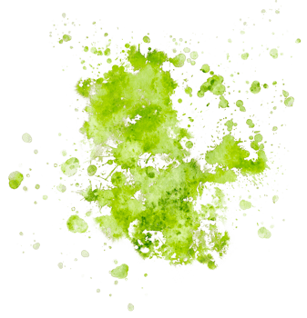 watercolor green splatter png
