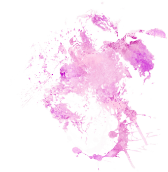 pink splatter watercolor ink png