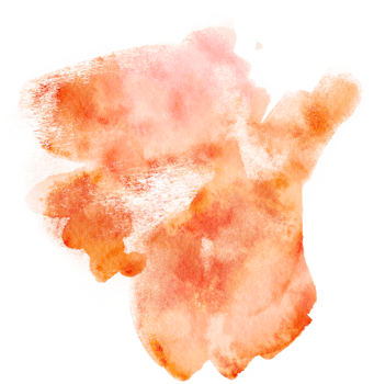 orange splotch watercolor png