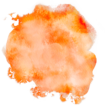 orange stain watercolor png