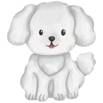 watercolor puppy dog png