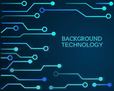abstract background technology circuit concept artificial intelligence vector