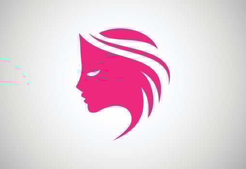 Beauty parlour, Skincare, Salon, Spa, Dermatology Clinic Flower Logo Design Vector design concept.