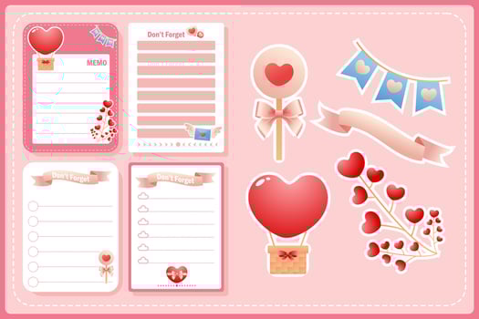 Realistic valentines day background promo sale vector
