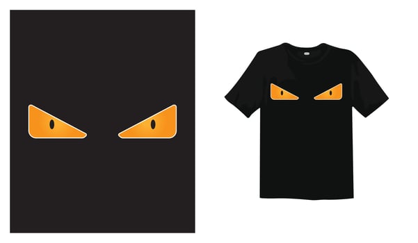 Front side of t-shirt design template vector