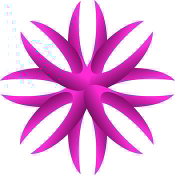 lotus flower isolated on white background vector