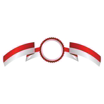 Pita merah putih png hd dan bendera indonesia vector