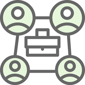 Job Rotation Vector Icon Design
