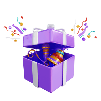 3d illustration gift box new year png