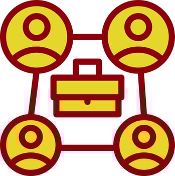 Job Rotation Vector Icon Design