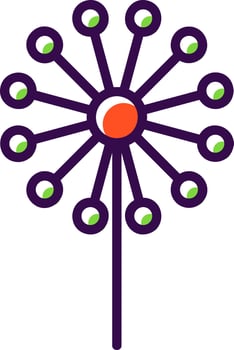 Dandelion Vector Icon Design