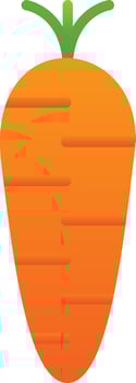 Carrot Vector Icon Design