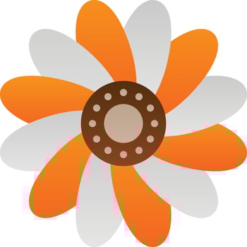 Calendula Vector Icon Design