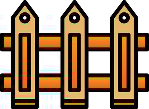 Fence Vector Icon Design