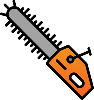 Chainsaw Vector Icon Design
