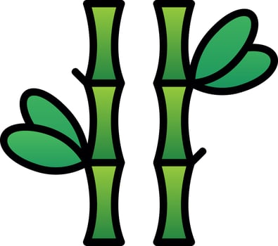 Bamboo Vector Icon Design
