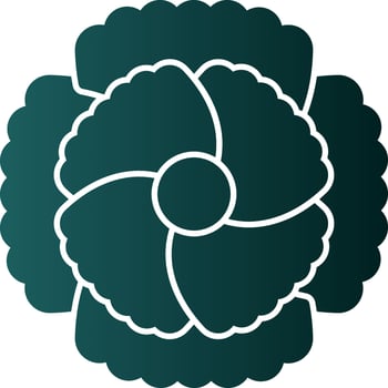 Carnation Vector Icon Design