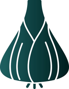 Garlic Vector Icon Design