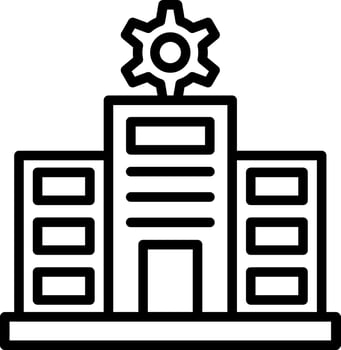 Main Establishment Vector Icon Design
