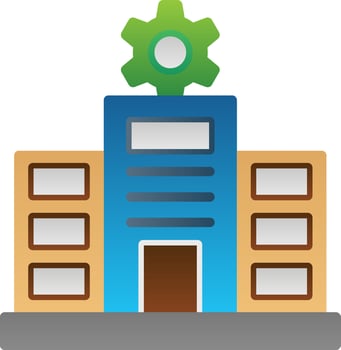 Main Establishment Vector Icon Design