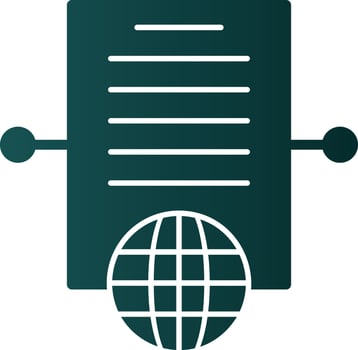 Binding Corporate Rules Vector Icon Design