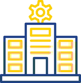 Main Establishment Vector Icon Design