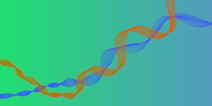 abstract wave background with gradient, free download vector