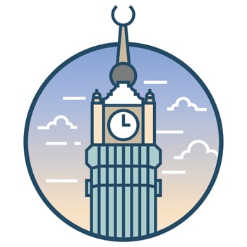 World famous building - Abraj Al Bait Hotel vector