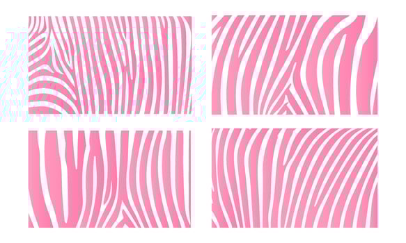 Pink Zebra animal skin print vector