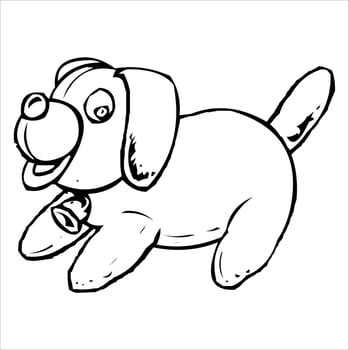 sketch drawing. sketch drawings for children to learn coloring. detailed line art shapes make it easy for children to learn to draw and color blank fields. vector