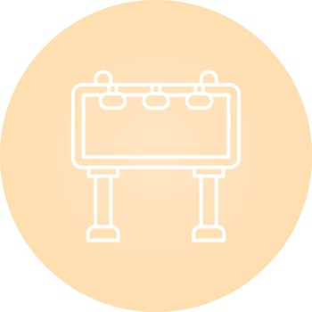 Road Banner Vector Icon