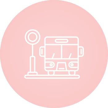 Bus Stop Vector Icon