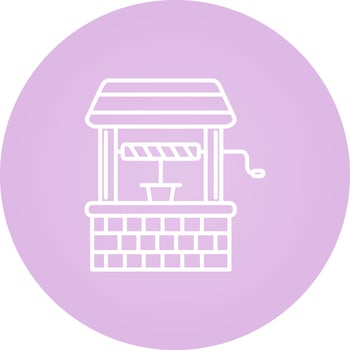Water Well Vector Icon