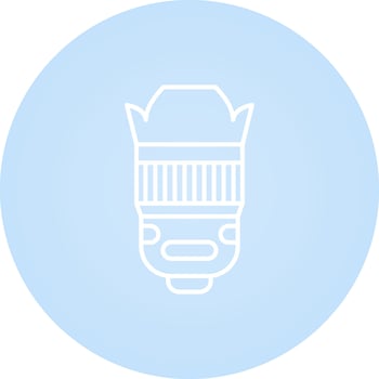 Camera Lens Vector Icon