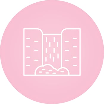 Waterfall Vector Icon
