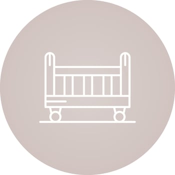 Crib Vector Icon