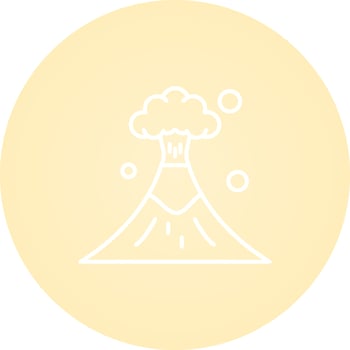 Volcano Vector Icon
