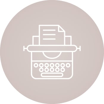 Typewriter Vector Icon