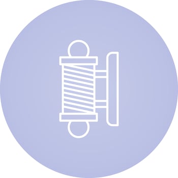 Barber Shop Pole Vector Icon