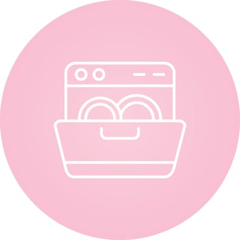 Dishwasher Vector Icon