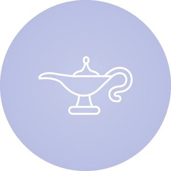 Genie Lamp Vector Icon