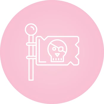 Pirate Flag Vector Icon