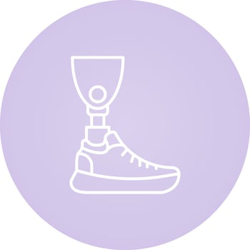 Prosthesis Vector Icon