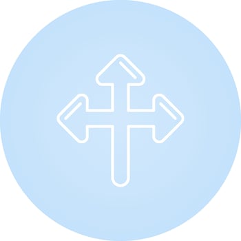Directional Sign Vector Icon