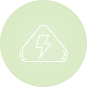 Electrical Hazard Vector Icon