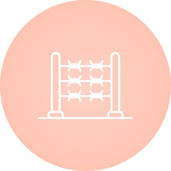 Barbed Wire Vector Icon