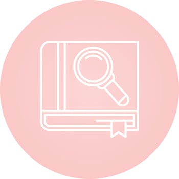 Search Book Vector Icon